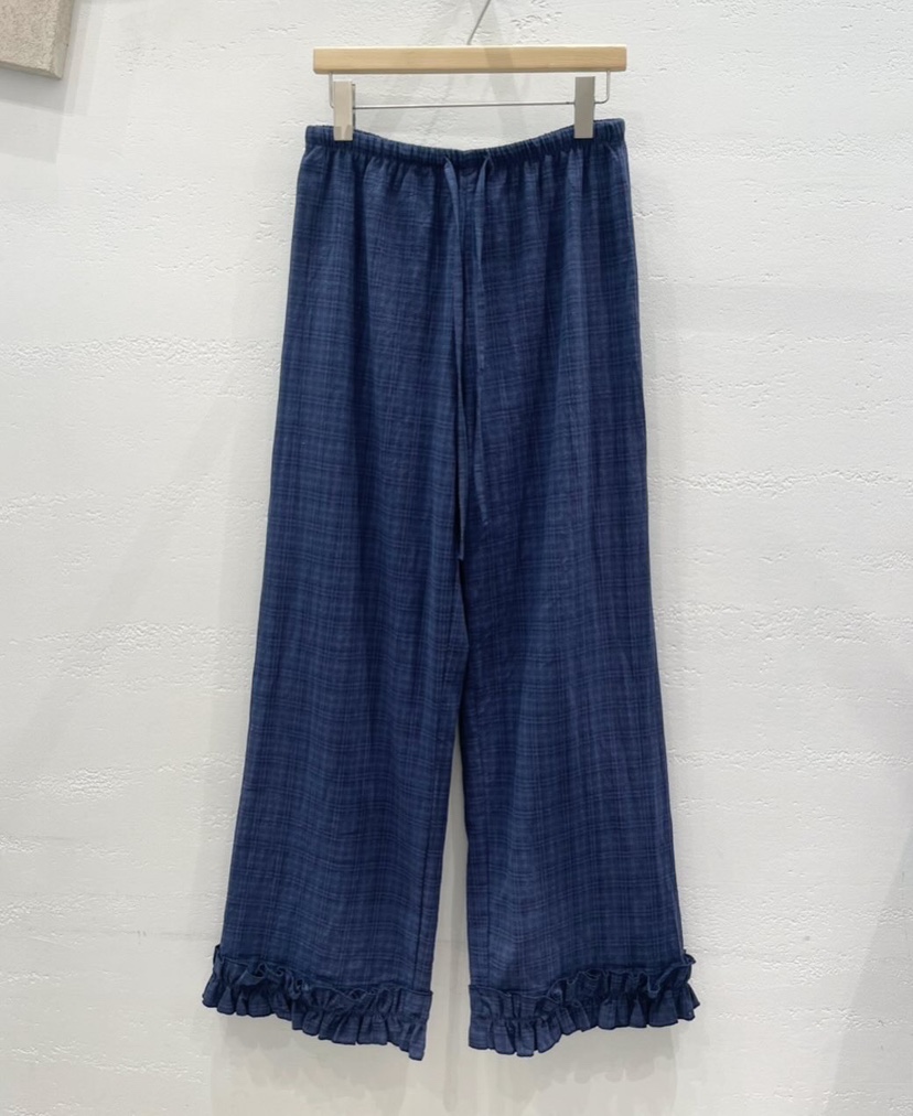 OEUF直郵韓國代購㊣女裝新品推薦休閑人氣25春夏休閑褲格紋OEUF休閑褲