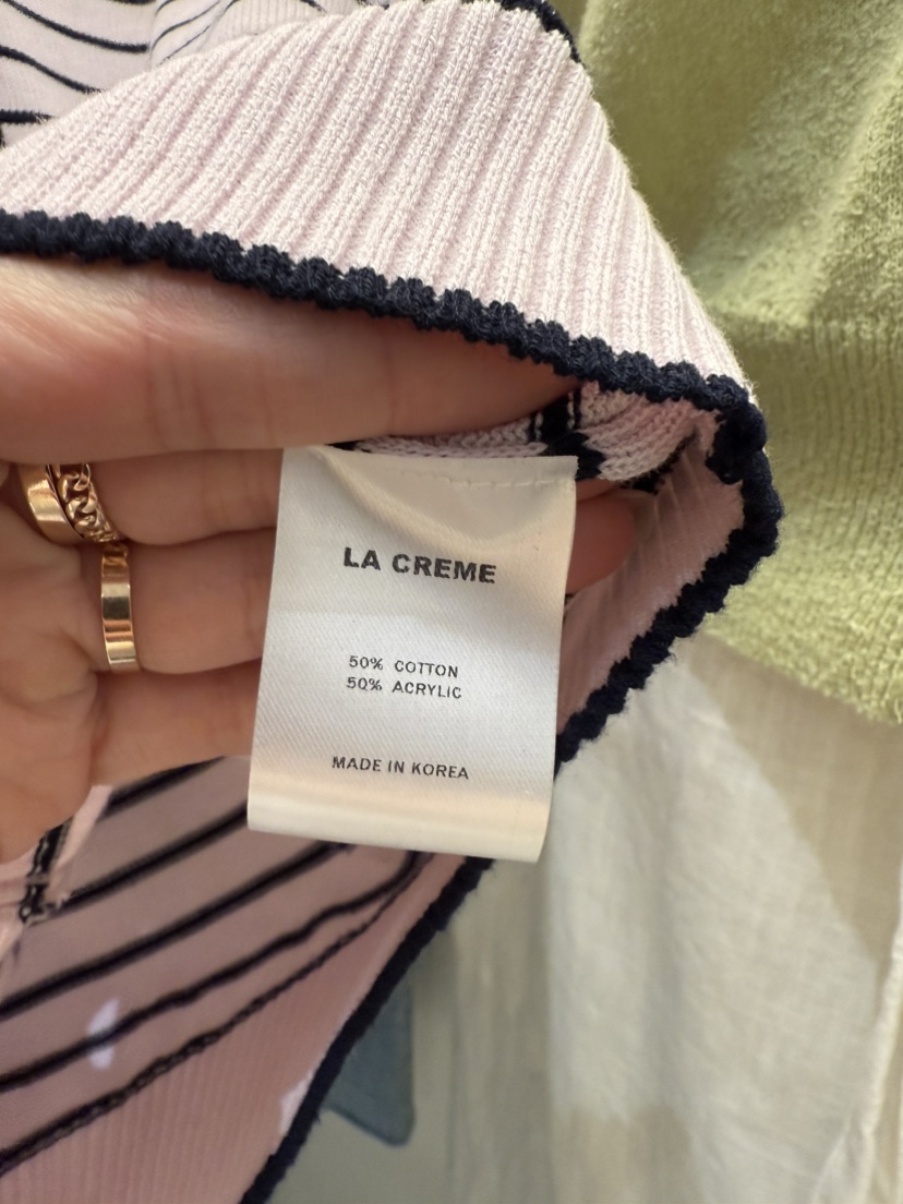 LA CREME韓國直郵㊣東大門實拍女裝新品人氣休閑25春夏馬甲LA CREME馬甲