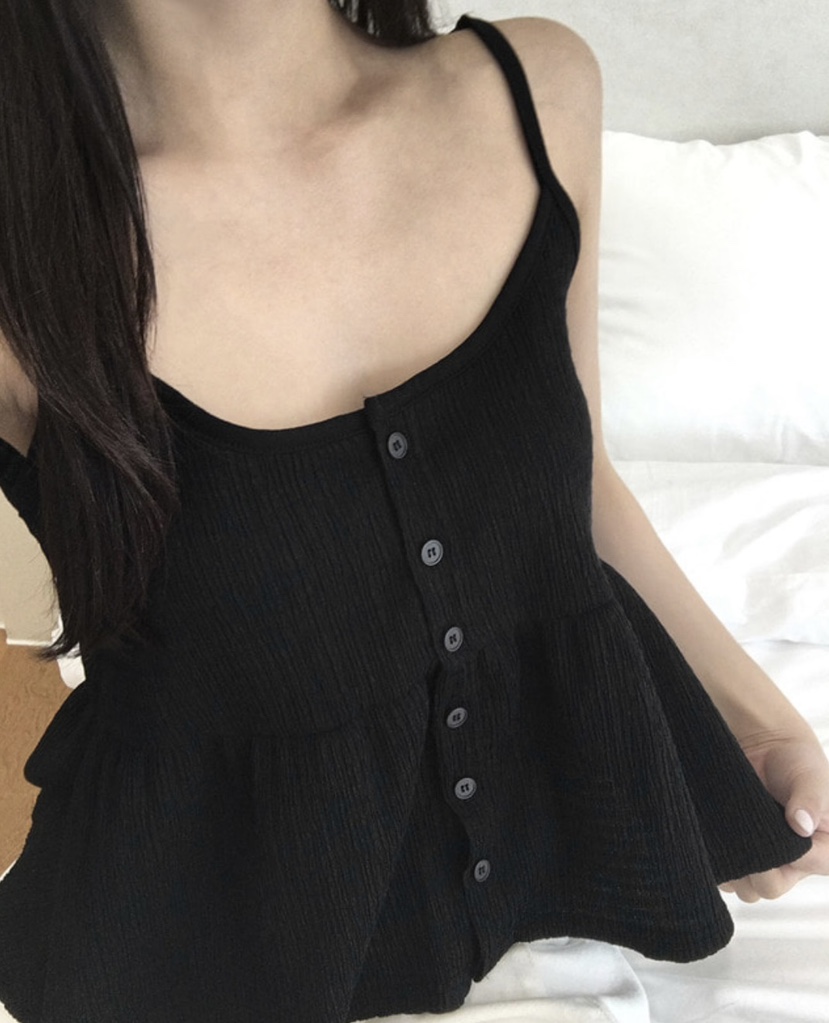 EOMPIT韓國直郵㊣東大門實拍女裝新款熱賣人氣休閑吊帶背心EOMPIT吊帶/背心