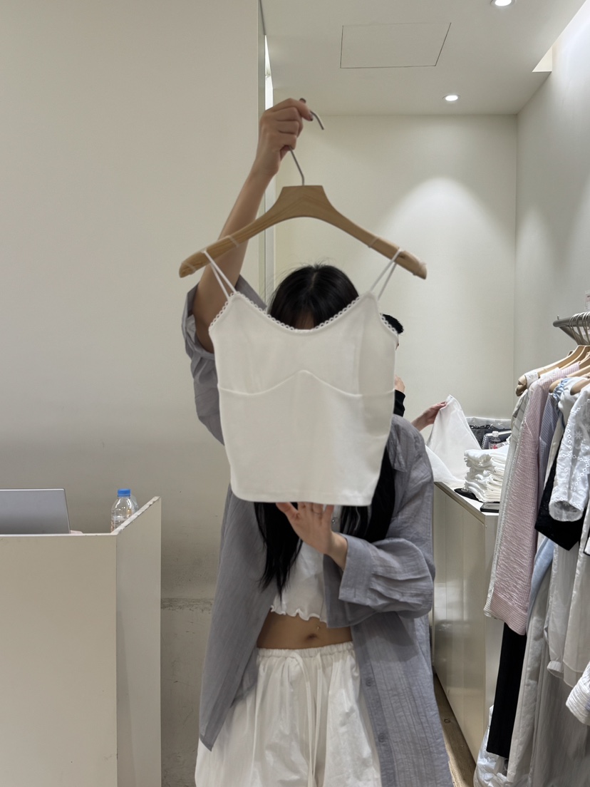 FLOWER-L韓國㊣直郵東大門代購女裝新款人氣熱賣推薦吊帶背心FLOWER吊帶/背心
