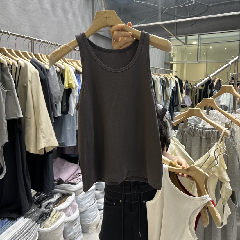 UOOV直郵韓國代購㊣女裝新款休閑推薦25春夏時尚人氣吊帶背心UOOV吊帶/背心圖色3
