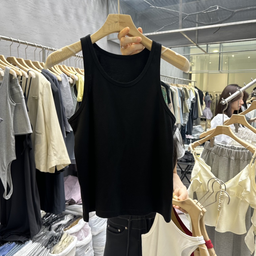 UOOV直郵韓國代購㊣女裝新款休閑推薦25春夏時尚人氣吊帶背心UOOV吊帶/背心圖色4