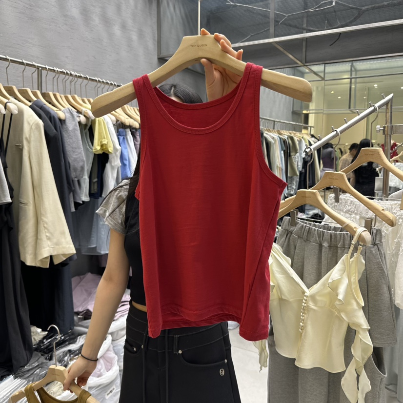 UOOV直郵韓國代購㊣女裝新款休閑推薦25春夏時尚人氣吊帶背心UOOV吊帶/背心圖色5