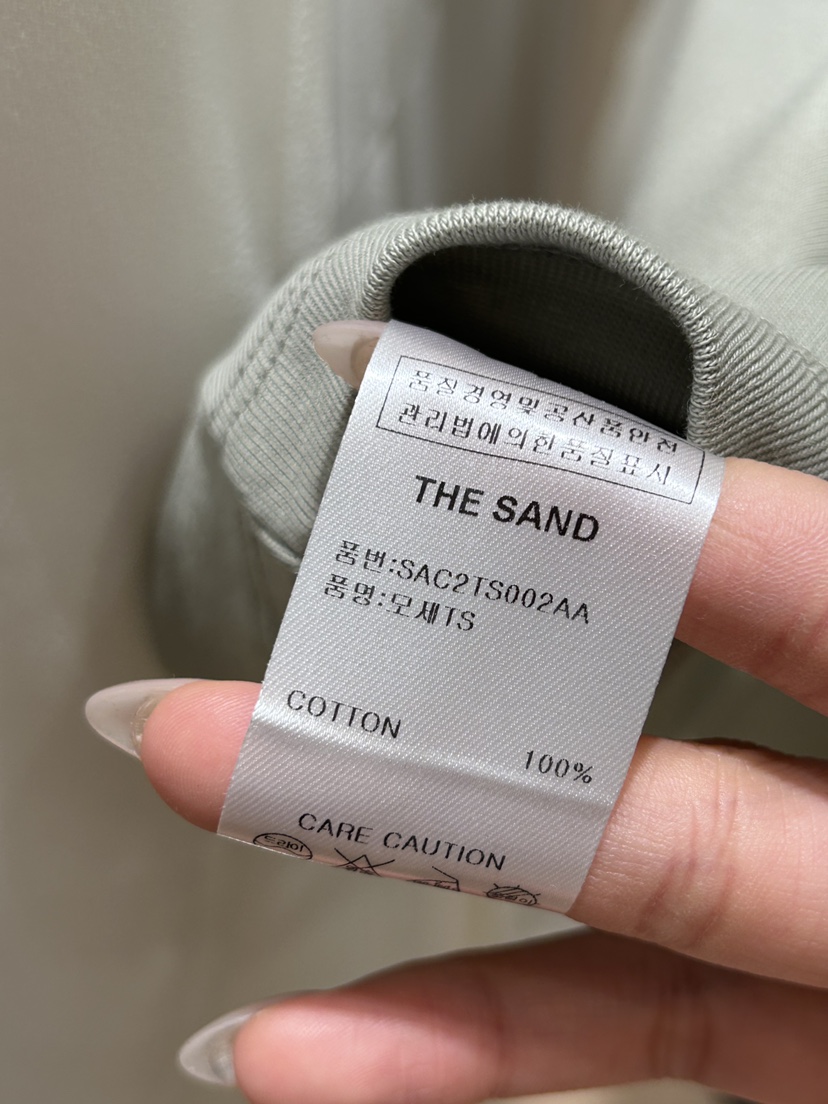 THE SAND/SAND BEIGE韓國㊣直郵東大門代購女裝新款推薦T恤THE SAND/SAND BEIGET恤