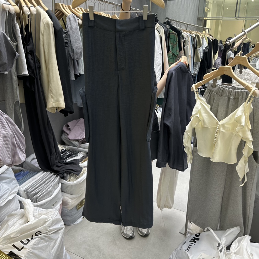 UOOV韓國㊣直郵東大門代購女裝新品人氣熱賣時尚25春夏休閑褲UOOV休閑褲圖色2
