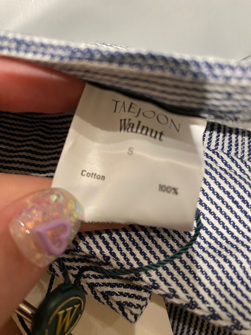 WALNUT/TAEJOON韓國直郵㊣女裝新款休閑推薦時尚25春夏長裙條紋Walunt/TAEJOON長裙