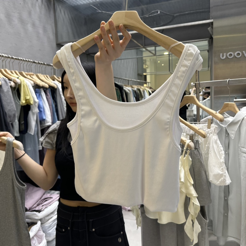 UOOV韓國㊣直郵東大門代購女裝新品25春夏人氣休閑吊帶背心UOOV吊帶/背心