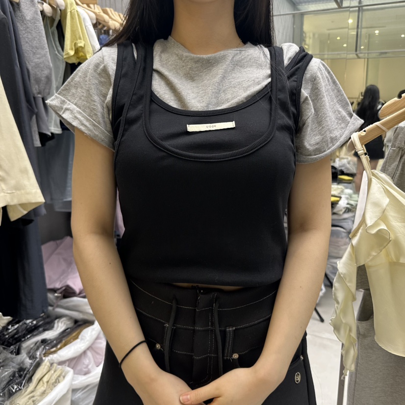 UOOV韓國㊣直郵東大門代購女裝新品25春夏人氣休閑吊帶背心UOOV吊帶/背心圖色3