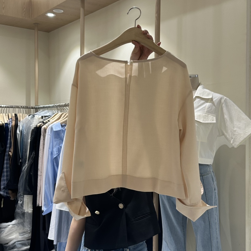 VINTAGE VIBE韓國直郵㊣女裝新品休閑25春夏襯衫蕾絲衫絲綢VINTAGE VIBE襯衫/蕾絲衫