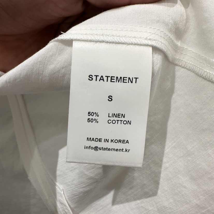 STATEMENT韓國直郵㊣女裝新品熱賣休閑時尚人氣25春夏襯衫蕾絲衫STATEMENT襯衫/蕾絲衫