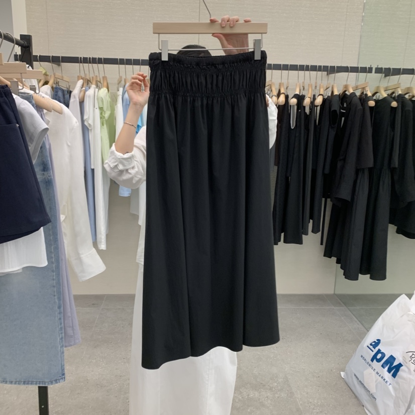 AND THE直郵韓國代購㊣女裝新品25春夏人氣推薦半身裙中短裙AND THE半身裙/中短裙