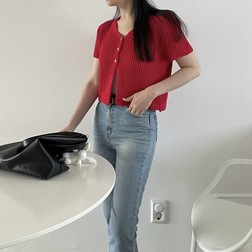 ALLVIBE韓國直郵㊣東大門實拍女裝新品25春夏時尚人氣針織衫ALLVIBE針織衫