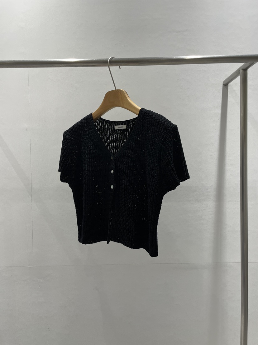 ALLVIBE韓國直郵㊣東大門實拍女裝新品25春夏時尚人氣針織衫ALLVIBE針織衫圖色4