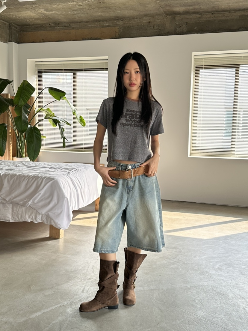 I MFACT韓國直郵㊣女裝新品時尚人氣推薦25春夏休閑熱賣短褲I MFACT短褲