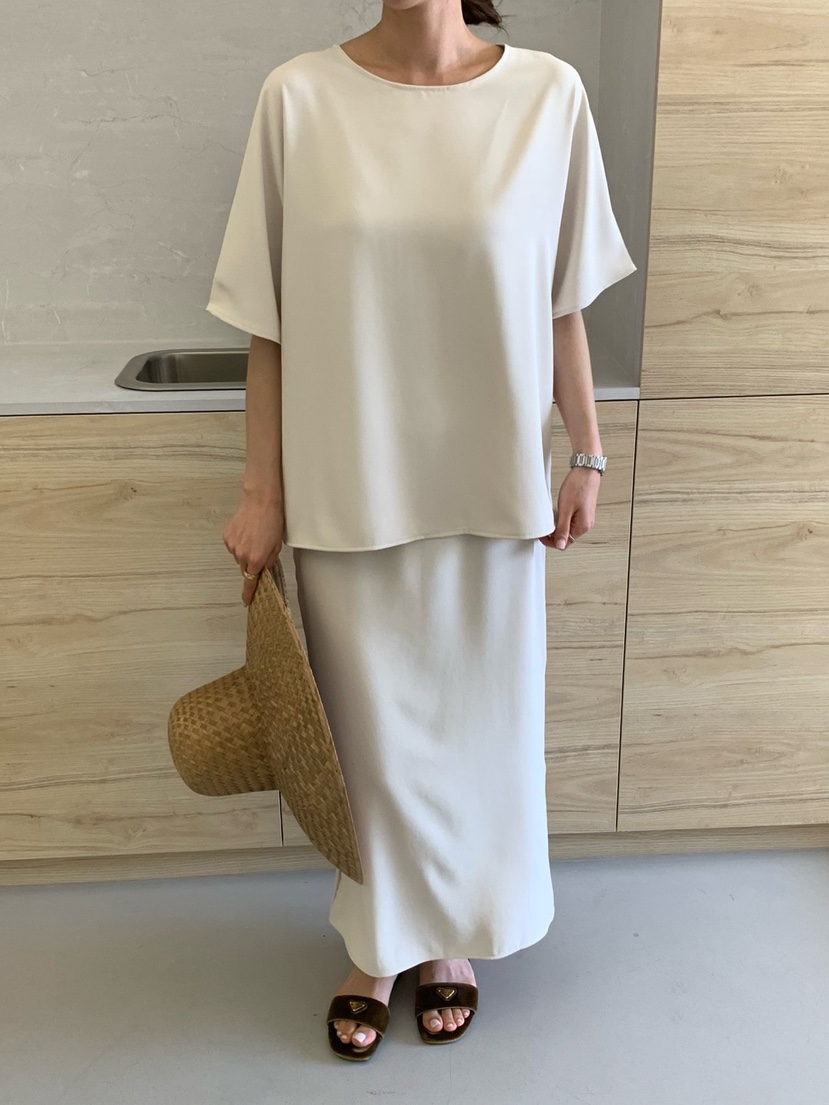 COBALT BLUE直郵韓國代購㊣女裝新品時尚人氣推薦25春夏長裙COBALT BLUE長裙
