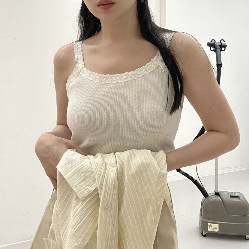ALLVIBE韓國直郵㊣女裝新款25春夏人氣推薦熱賣時尚吊帶背心ALLVIBE吊帶/背心