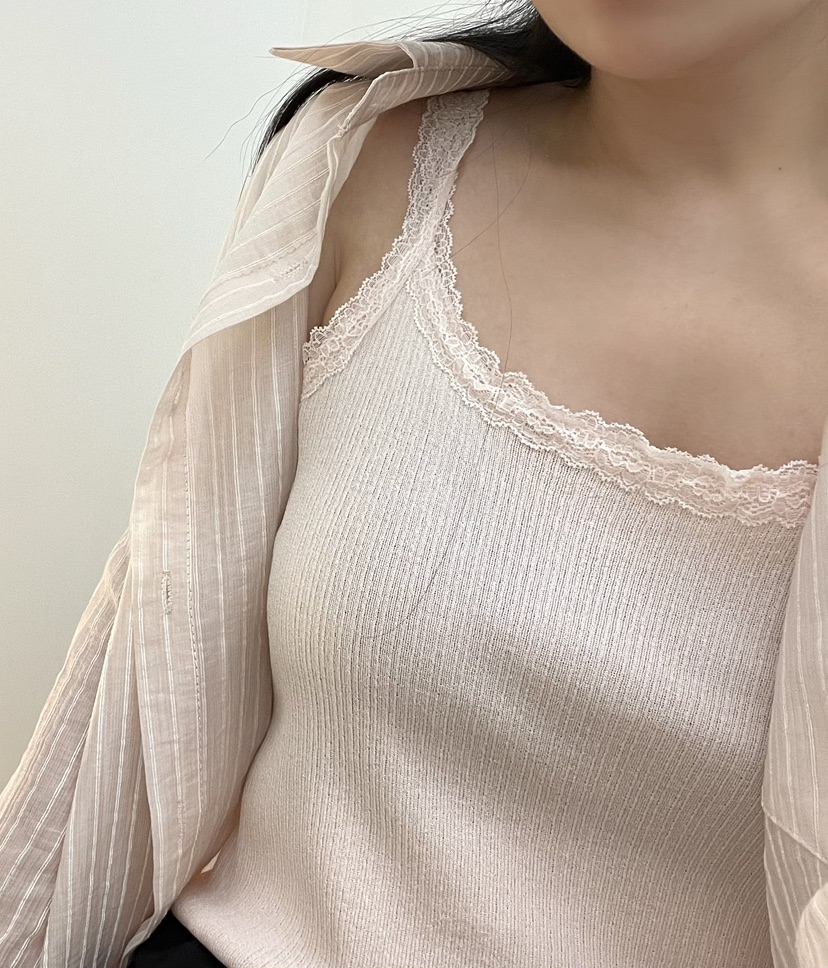 ALLVIBE韓國直郵㊣女裝新款25春夏人氣推薦熱賣時尚吊帶背心ALLVIBE吊帶/背心