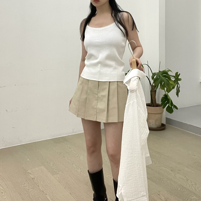 ALLVIBE韓國直郵㊣女裝新款25春夏人氣推薦熱賣時尚吊帶背心ALLVIBE吊帶/背心
