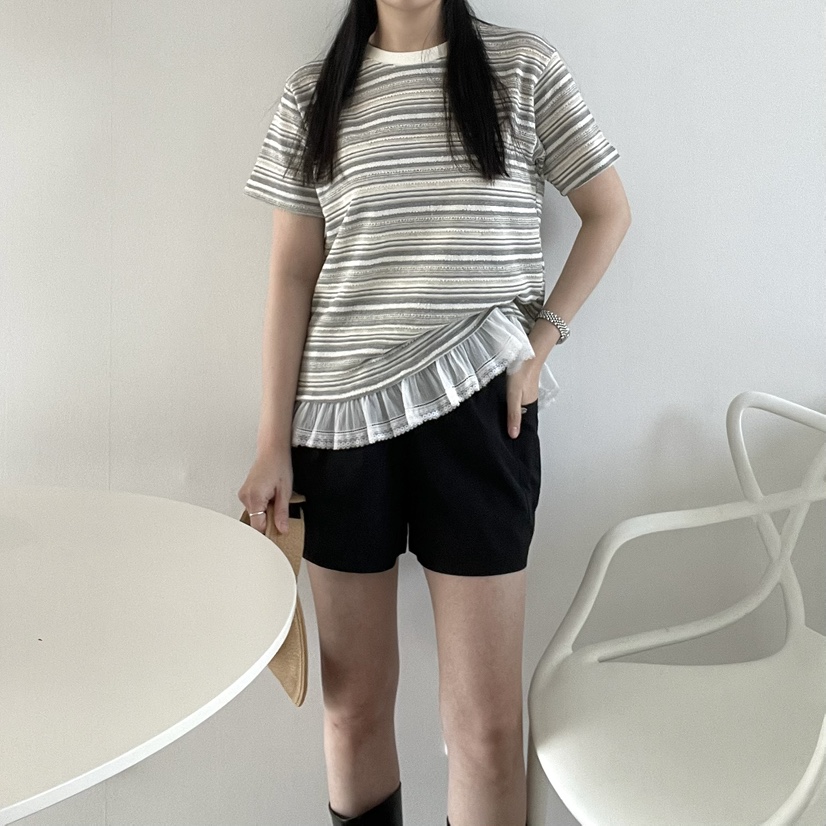 ALLVIBE韓國直郵㊣女裝新品25春夏熱賣人氣推薦時尚休閑T恤ALLVIBET恤
