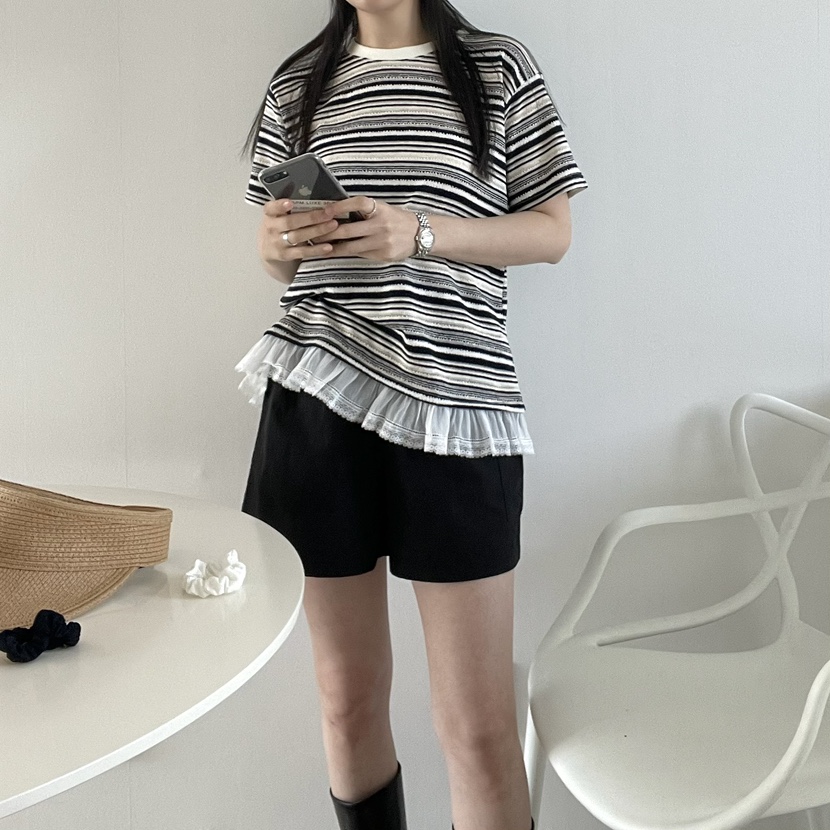ALLVIBE韓國直郵㊣女裝新品25春夏熱賣人氣推薦時尚休閑T恤ALLVIBET恤