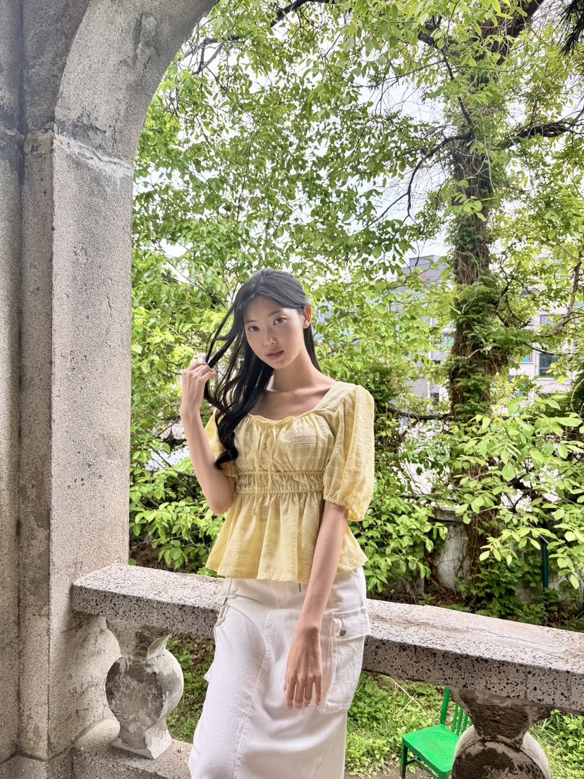 AVEC-OT韓國直郵㊣東大門實拍女裝新品人氣休閑襯衫蕾絲衫AVEC-OT襯衫/蕾絲衫