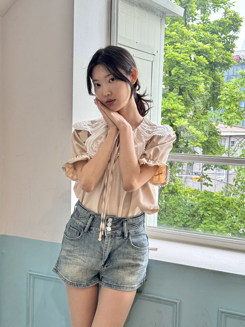 AVEC-OT韓國㊣直郵東大門代購女裝新品25春夏人氣時尚短褲AVEC-OT短褲