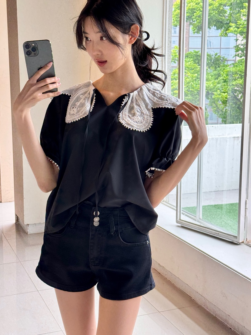 AVEC-OT韓國㊣直郵東大門代購女裝新品25春夏人氣時尚短褲AVEC-OT短褲