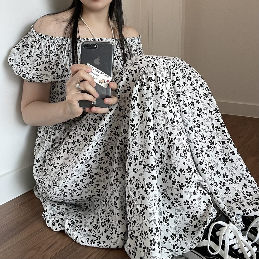 ALLVIBE韓國直郵㊣女裝新款人氣熱賣休閑推薦25春夏時尚連衣裙ALLVIBE連衣裙