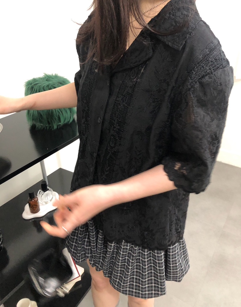 MELTED-P韓國直郵㊣東大門實拍女裝新款25春夏人氣襯衫蕾絲衫MELTED-P襯衫/蕾絲衫