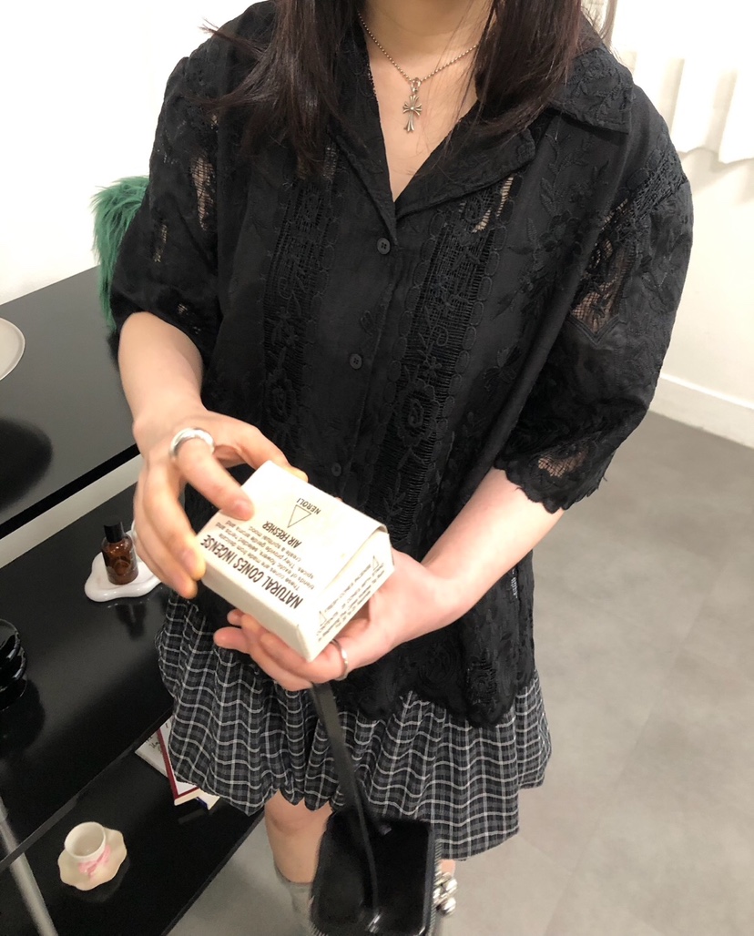MELTED-P韓國直郵㊣東大門實拍女裝新款25春夏人氣襯衫蕾絲衫MELTED-P襯衫/蕾絲衫
