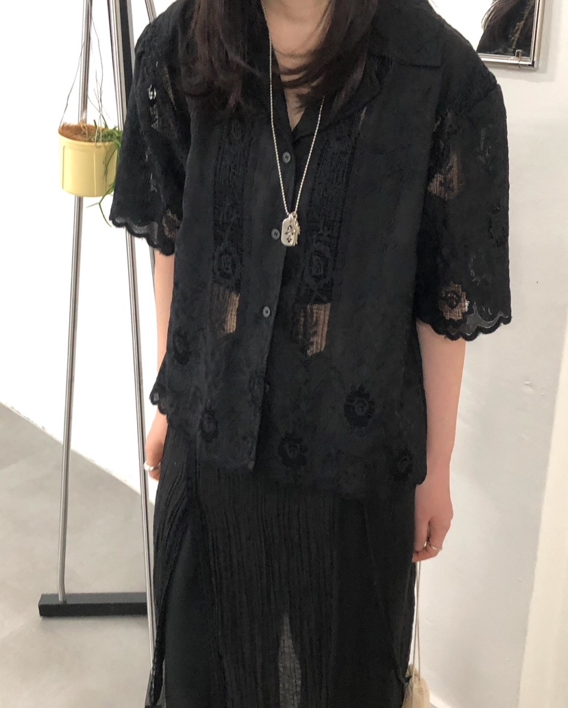 MELTED-P韓國直郵㊣東大門實拍女裝新款25春夏人氣襯衫蕾絲衫MELTED-P襯衫/蕾絲衫