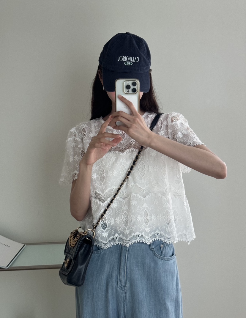 TIZZI韓國直郵㊣女裝新品休閑25春夏熱賣推薦人氣襯衫蕾絲衫TIZZI襯衫/蕾絲衫