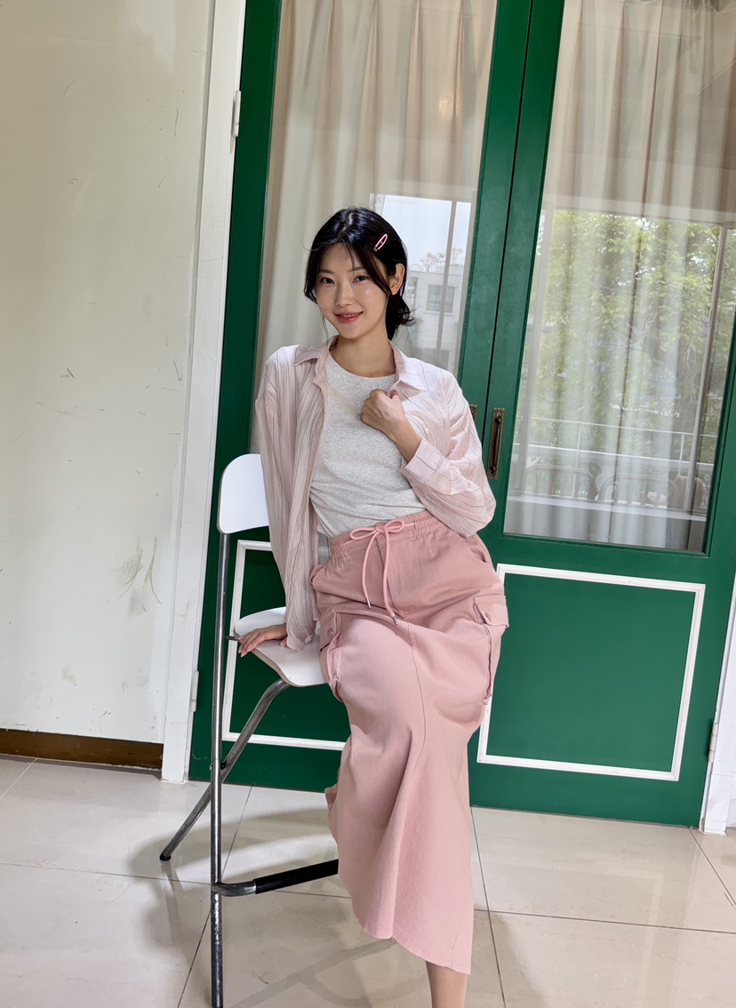 AVEC-OT韓國㊣直郵東大門代購女裝新款推薦休閑人氣時尚長裙AVEC-OT長裙