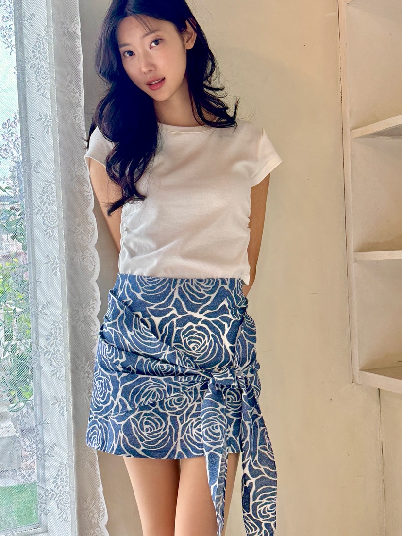 AVEC-OT韓國㊣直郵東大門代購女裝新品休閑推薦時尚熱賣短裙AVEC-OT短裙