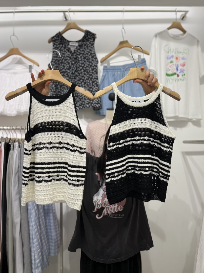 OLA韓國㊣直郵東大門代購女裝新品時尚人氣推薦25春夏吊帶背心mellor/OLA吊帶/背心