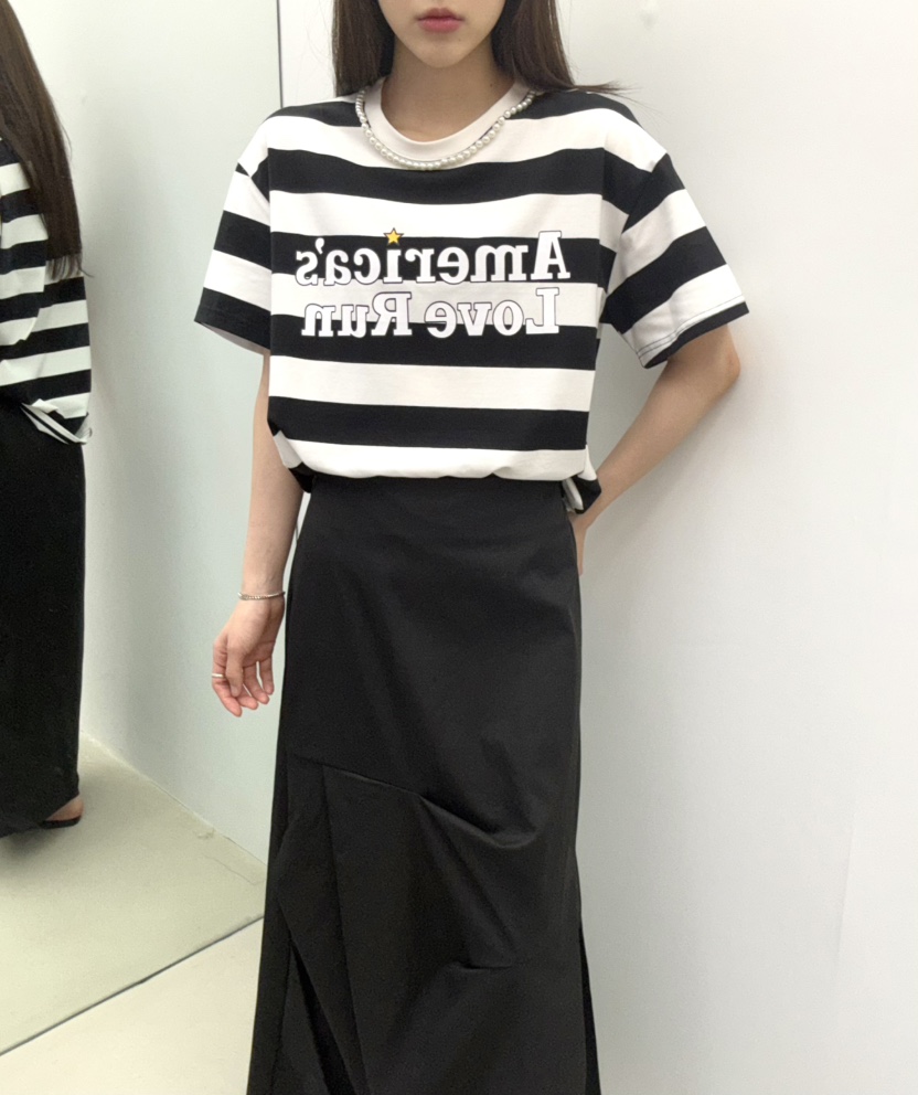 JMIND直郵韓國代購㊣女裝新款休閑推薦25春夏熱賣人氣時尚T恤JMINDT恤