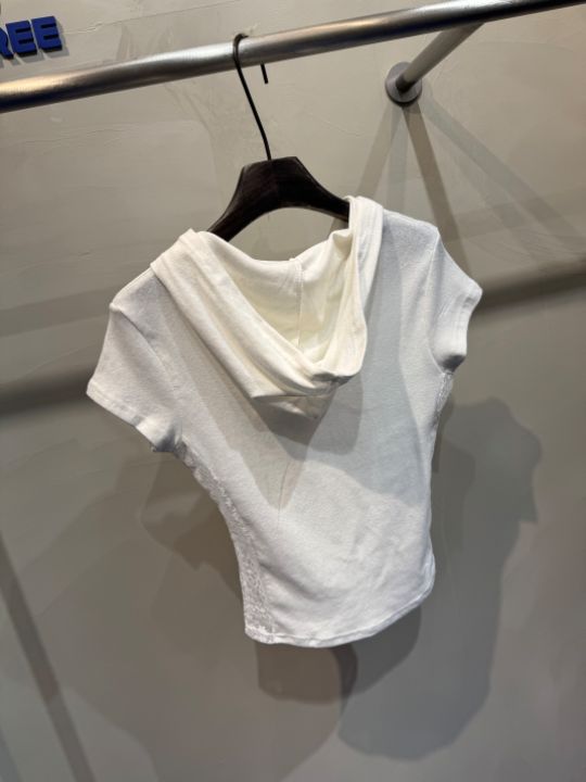 1.3直郵韓國代購㊣女裝新品人氣推薦熱賣25春夏休閑T恤連帽衫1.3T恤