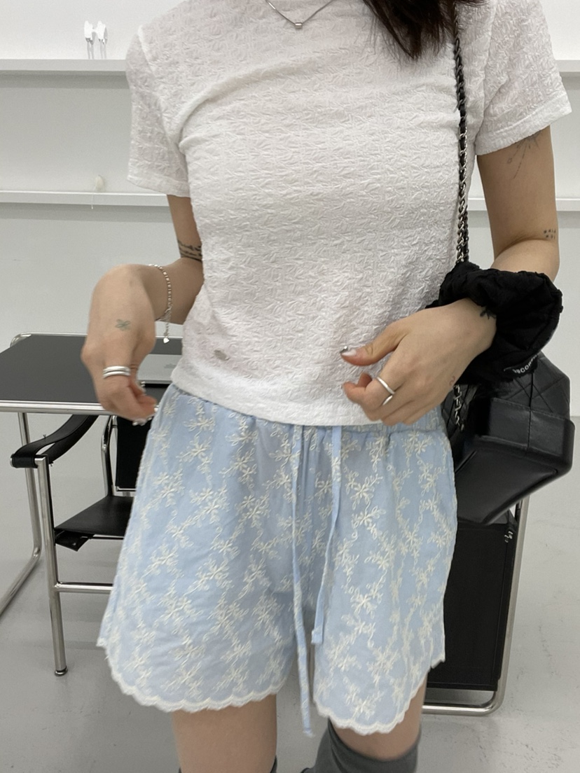 GLITTER韓國直郵㊣東大門實拍女裝新款推薦熱賣休閑25春夏T恤GLITTERT恤