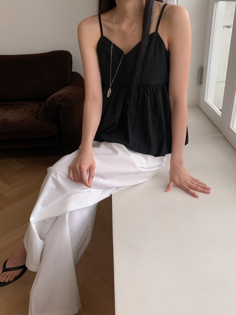 ROUGH韓國直郵㊣東大門實拍女裝新款25春夏人氣吊帶背心緊身ROUGH吊帶/背心