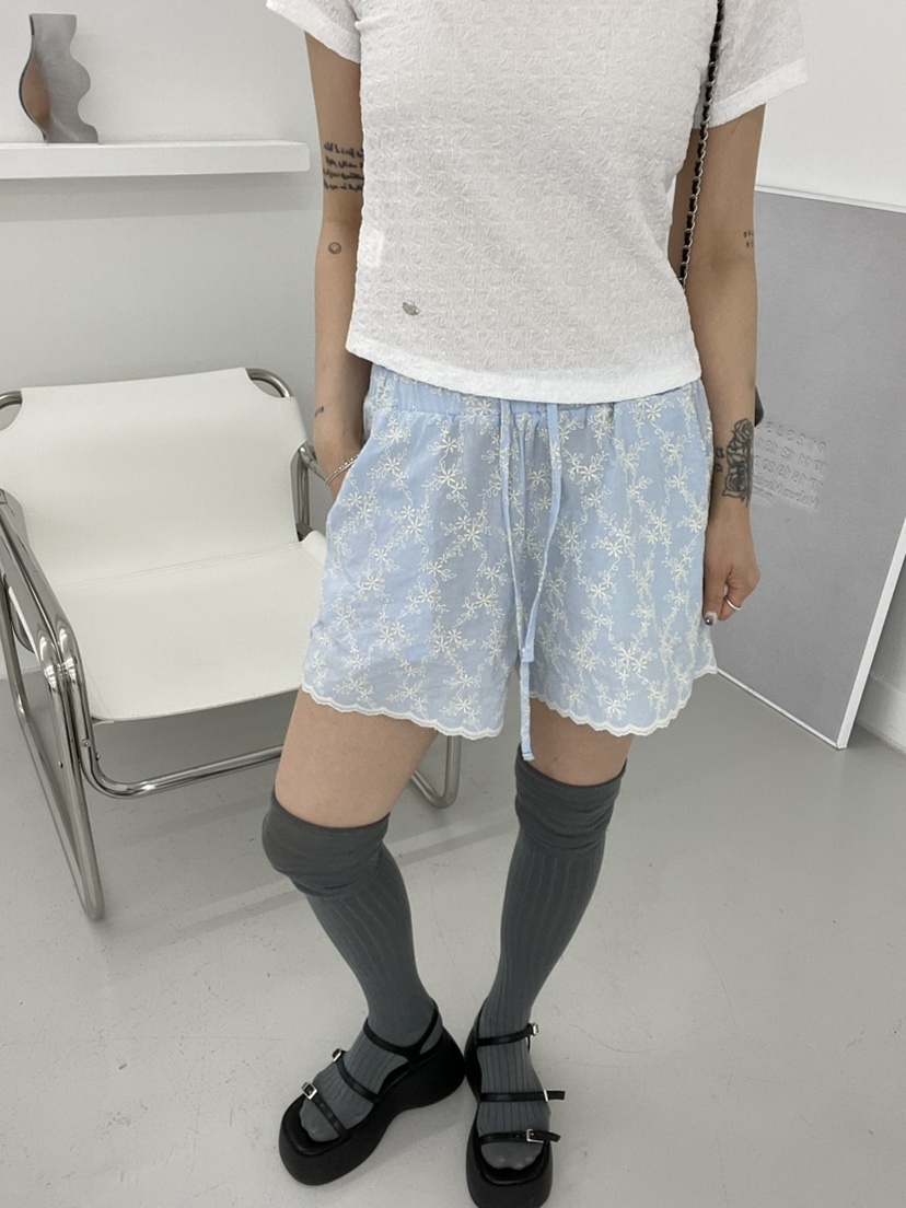 GLITTER直郵韓國代購㊣女裝新品休閑時尚推薦熱賣人氣25春夏短褲GLITTER短褲