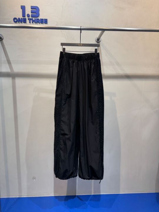 1.3韓國直郵㊣女裝新品熱賣人氣時尚推薦休閑休閑褲尼龍蕾絲1.3休閑褲