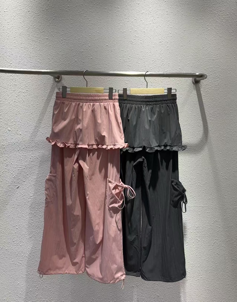 JMIND韓國直郵㊣女裝新款25春夏休閑熱賣推薦時尚休閑褲尼龍JMIND休閑褲