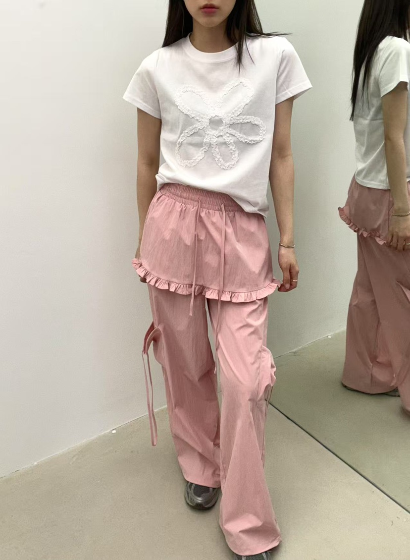 JMIND韓國直郵㊣女裝新款25春夏休閑熱賣推薦時尚休閑褲尼龍JMIND休閑褲