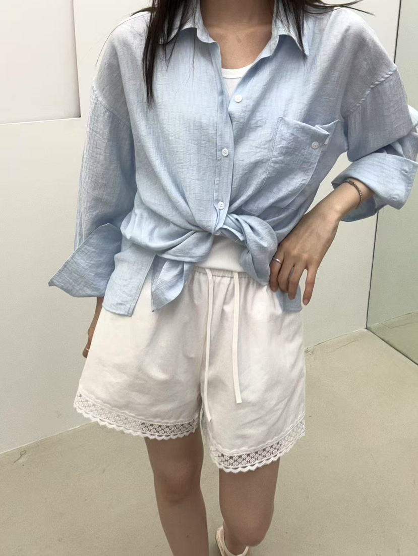 JMIND韓國直郵㊣東大門實拍女裝新款25春夏熱賣休閑短褲蕾絲JMIND短褲