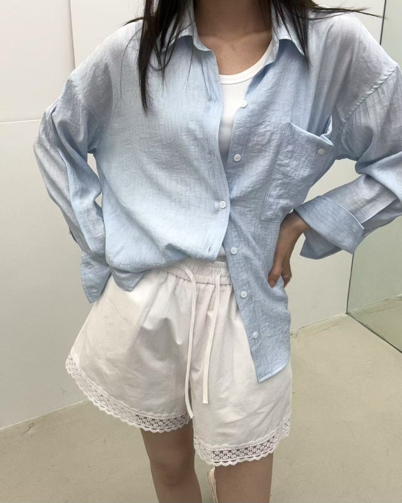 JMIND韓國直郵㊣東大門實拍女裝新款25春夏熱賣休閑短褲蕾絲JMIND短褲