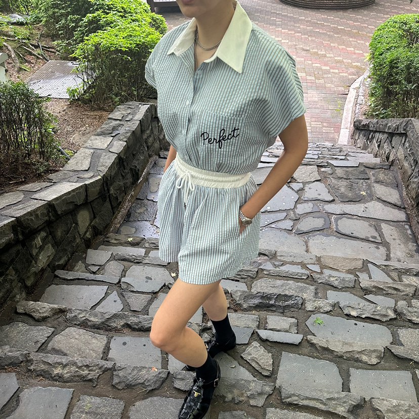 SOUIT韓國直郵㊣東大門實拍女裝新品25春夏熱賣推薦短褲透明SOUIT by mabel-L短褲