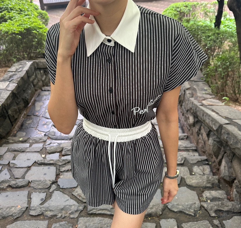 SOUIT韓國直郵㊣東大門實拍女裝新品25春夏熱賣推薦短褲透明SOUIT by mabel-L短褲