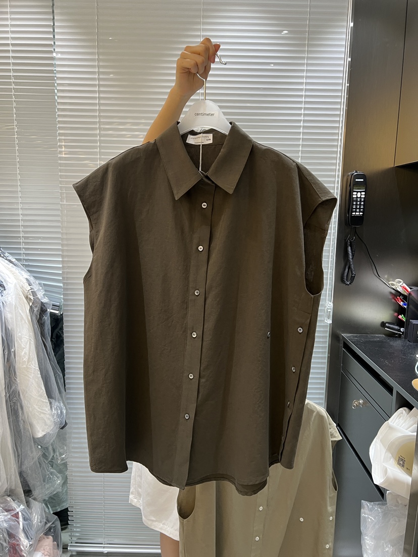 CM韓國直郵㊣東大門實拍女裝新品25春夏休閑時尚人氣熱賣馬甲CM馬甲圖色3