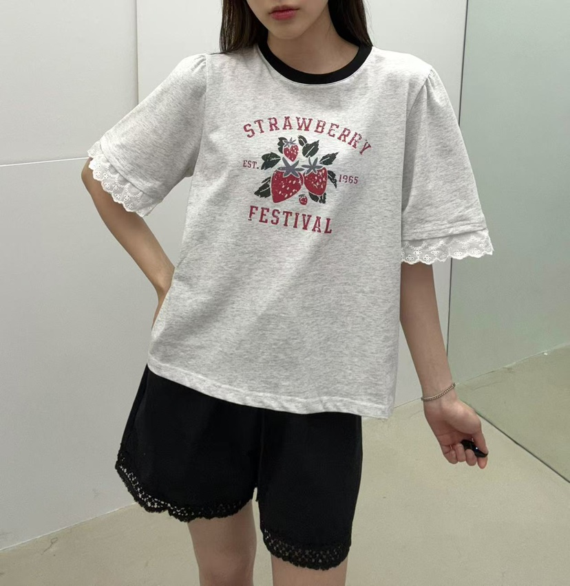 JMIND韓國直郵㊣東大門實拍女裝新款熱賣時尚推薦人氣25春夏T恤JMINDT恤