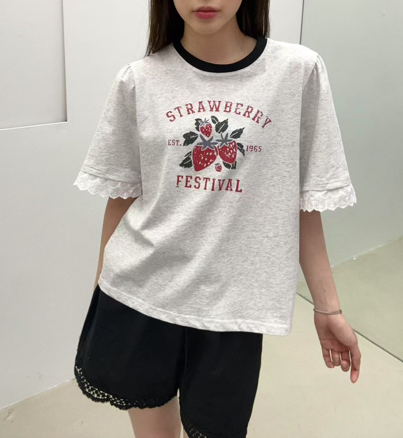 JMIND韓國直郵㊣東大門實拍女裝新款熱賣時尚推薦人氣25春夏T恤JMINDT恤圖色2